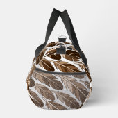 Aangepaste Boho Veer Monogram Kleine Duffel Tas (Rechts)