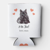 Aangepaste Bombay Cat Pet Wedding Koelbox Blikjeskoeler (Voorkant)