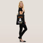 Aangepaste Boo Ghost Design Totebag Draagtas (Op model)