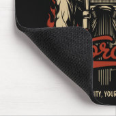 Aangepaste boodschappentas voor motorfietsen muismat (Hoek)