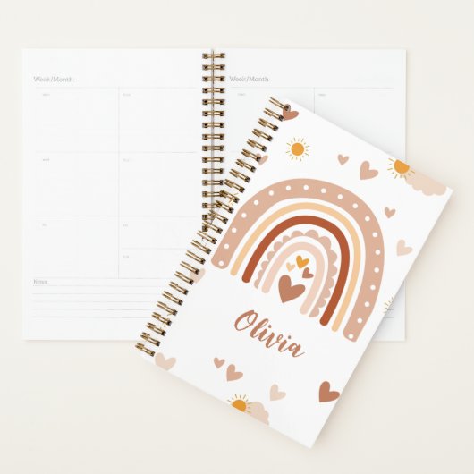 Aangepaste boog in Hoog Voornaam Planner (Display)