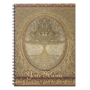 Aangepaste boomlaptop notitieboek