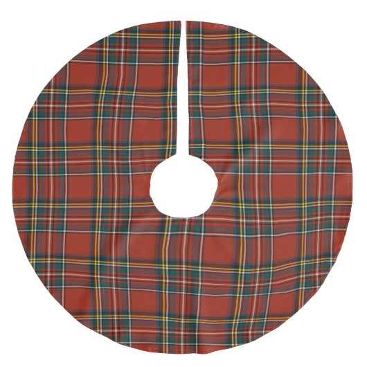 Aangepaste boomrok, geborsteld polyester kerstboom rok (Voorkant)