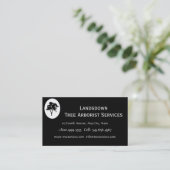 Aangepaste boomstructuurservices visitekaartje (Staand voorkant)