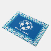 Aangepaste boot voor onautische visonthaal deurmat (Schuin)