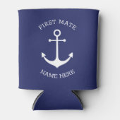 Aangepaste Bootnaam, Eerste stuurman, nautische an Blikjeskoeler (Voorkant)