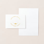 Aangepaste bootnaam Welkom aan boord nautisch anke Folie Kaarten (Display)