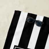 Aangepaste bootnaam Welkomstkaart Strandlaken (In situ)