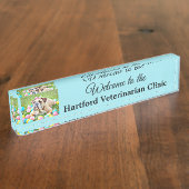 Aangepaste Bord voor dierennamen Naambordje (Zijkant)