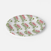 Aangepaste Borden papier/pretkerst Papieren Bordje (Gekanteld)