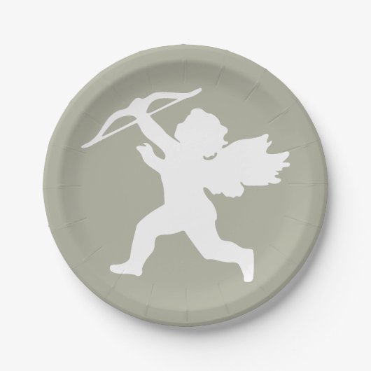 Aangepaste borden voor cupid papier papieren bordje (Voorkant)