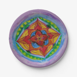Aangepaste Borden voor Magic Mandala Compass 7" Papieren Bordje