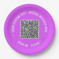 Aangepaste Borden voor tekstpapier met QR-code