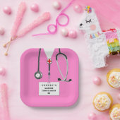 Aangepaste Borden voor verpleegkundig Afstuderen Papieren Bordje (Feest)