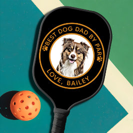 Aangepaste Border Collie Dog gepersonaliseerde tek Pickleball Paddle