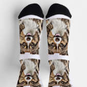 Aangepaste Border Collie Dog gepersonaliseerde tek Sokken (Top)