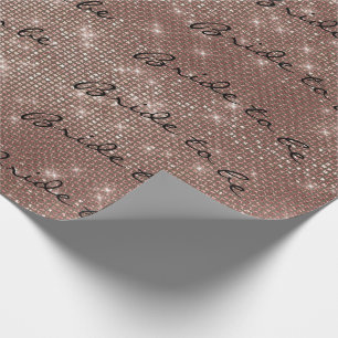 Aangepaste borstelopening om Blush Pink te zijn Cadeaupapier