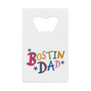 Aangepaste Bostin Dad Bottle Opener Kredietkaart Flessenopener