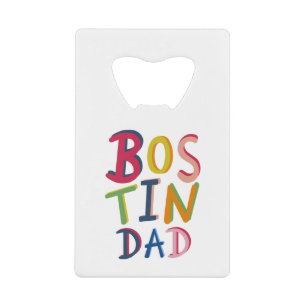 Aangepaste Bostin Dad Bottle Opener Kredietkaart Flessenopener