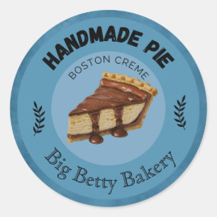 Aangepaste Boston Cream Pie Labels gepersonalise