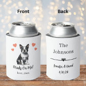 Aangepaste Boston Terrier Pet Wedding Koelbox Blikjeskoeler
