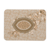 Aangepaste botanische koelkast decor, gepersonalis magneet (Horizontaal)