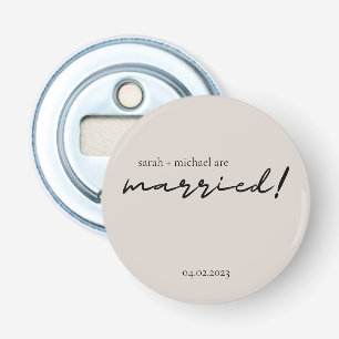 Aangepaste bottenopener, huwelijksgunsten button flesopener