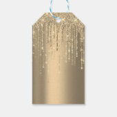 Aangepaste Boutique Clothing Price Label Gold Drid Cadeaulabel (Achterkant)