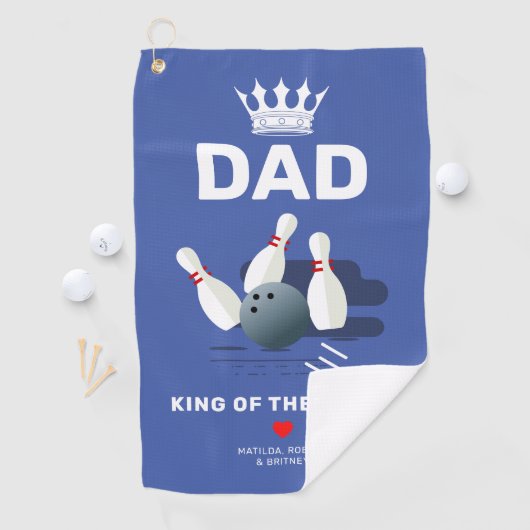 Aangepaste Bowling Alley Pap Towel Golfhanddoek (Insitu)