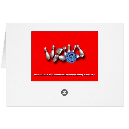 Aangepaste Bowling-Valentijn (Achterkant Horizontaal)