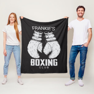 Aangepaste boxingclub Boxer Gym Fighter Fleece Deken