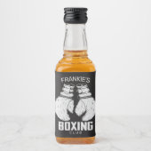 Aangepaste boxingclub Boxer Gym Fighter Likeurfles Etiket (Voorkant)