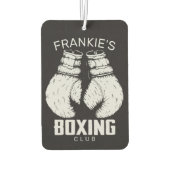 Aangepaste boxingclub Boxer Gym Fighter Luchtverfrisser (Achterkant)