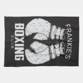 Aangepaste boxingclub Boxer Gym Fighter Theedoek (Horizontaal)