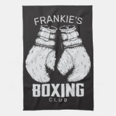 Aangepaste boxingclub Boxer Gym Fighter Theedoek (Verticaal)