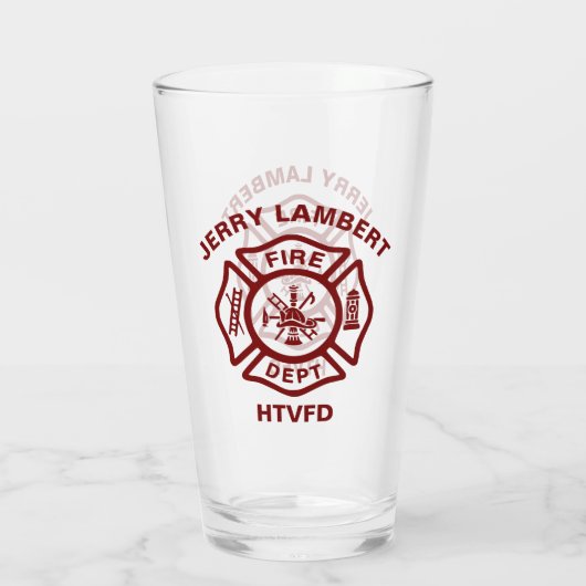 Aangepaste brandblusafdeling brandbluspenningkaart glas (Achterkant)