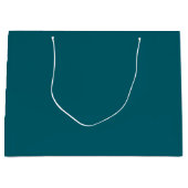 Aangepaste Branded Witte Gift Bag | Groot Glanzend Cadeauzakje (Voorkant)
