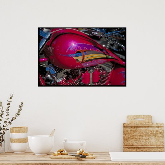 Aangepaste brandstoftank Zuid Dakota Poster (Keuken)