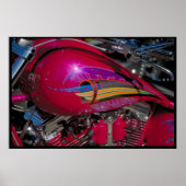 Aangepaste brandstoftank Zuid Dakota Poster (Voorkant)