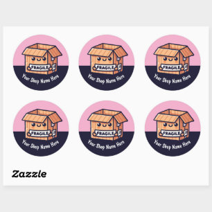 Aangepaste Breekbare Stickers Schattig Klein Bedri