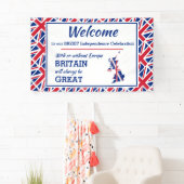 Aangepaste BREXIT Groot-Brittannië Altijd Great UN Spandoek (Insitu)