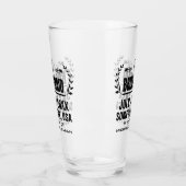 Aangepaste bridesmaid glas (Links)