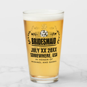 Aangepaste bridesmaid glas