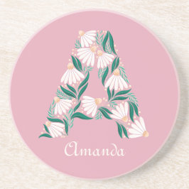 Aangepaste brief A Costar Zandsteen Onderzetter