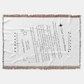 Aangepaste brief aan een mooi persoon deken (Voorkant)