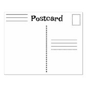 Aangepaste Briefkaart stempel (Afrduk)