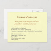 Aangepaste Briefkaarten (Voorkant / Achterkant)