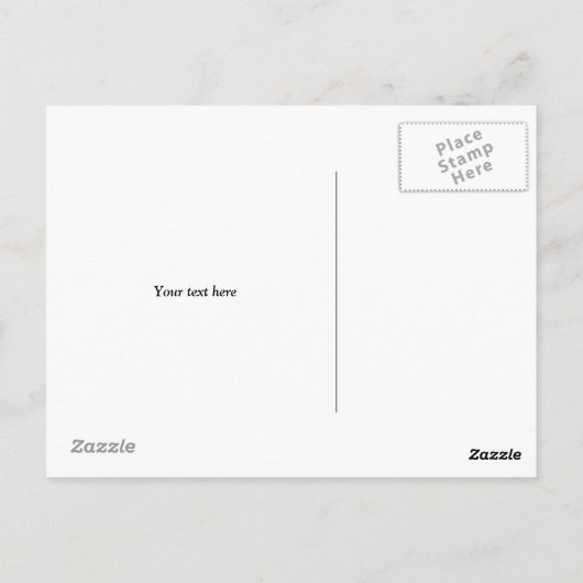 Aangepaste briefkaarten voor Texas-vlagvlaggen (Achterkant)