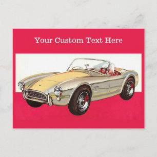 Aangepaste briefkaarten voor vintage-auto's
