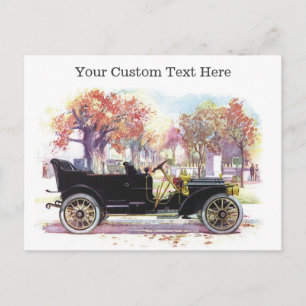 Aangepaste briefkaarten voor vintage-auto's